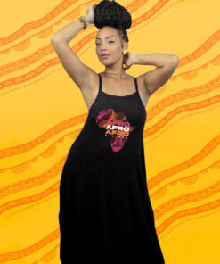 Vestido Alça Afro Mapa